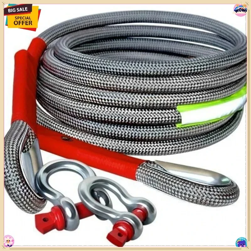 Heavy Duty Car Towing Rope 20 Ton Upgraded Anti-Wear Design Portable Off-Road Emergency Rescue Traction Belt
Heavy Duty Car Towing Rope 20 Ton Upgraded Anti-Wear Design Portable Off-Road Emergency Rescue Traction Belt