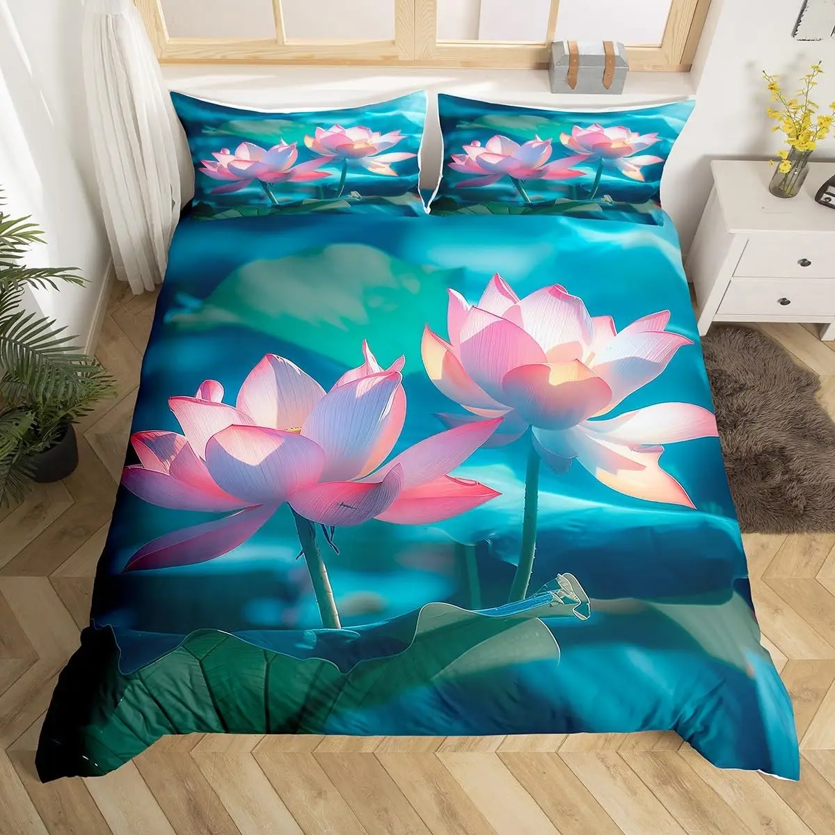 Пододеяльник Lotus, Комплект постельного белья Water Lily, пододеяльник с листьями лотоса, Одеяло с летним принтом для девочек и женщин Twin King
Пододеяльник Lotus, Комплект постельного белья Water Lily, пододеяльник с листьями лотоса, Одеяло с летним принтом для девочек и женщин Twin King