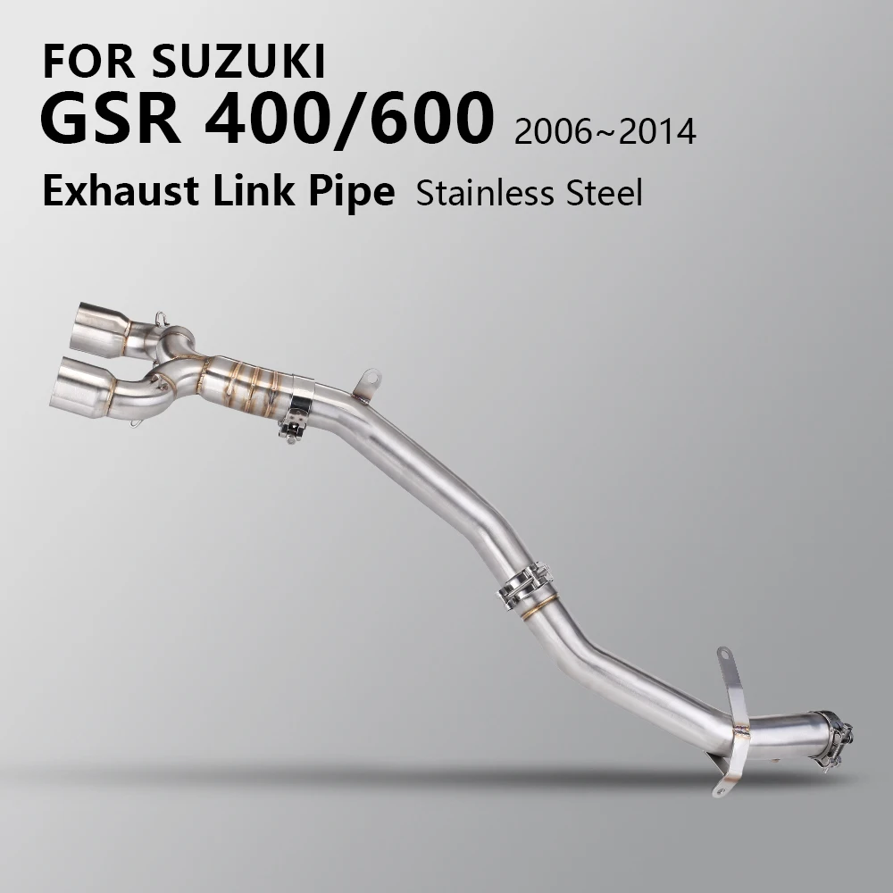 For Suzuki GSR400 gsr600 GSR 400 600 2006-2014 Motorcycle Exhaust System Double Exit Middle Link Pipe Connect Muffler
For Suzuki GSR400 gsr600 GSR 400 600 2006-2014 Motorcycle Exhaust System Double Exit Middle Link Pipe Connect Muffler