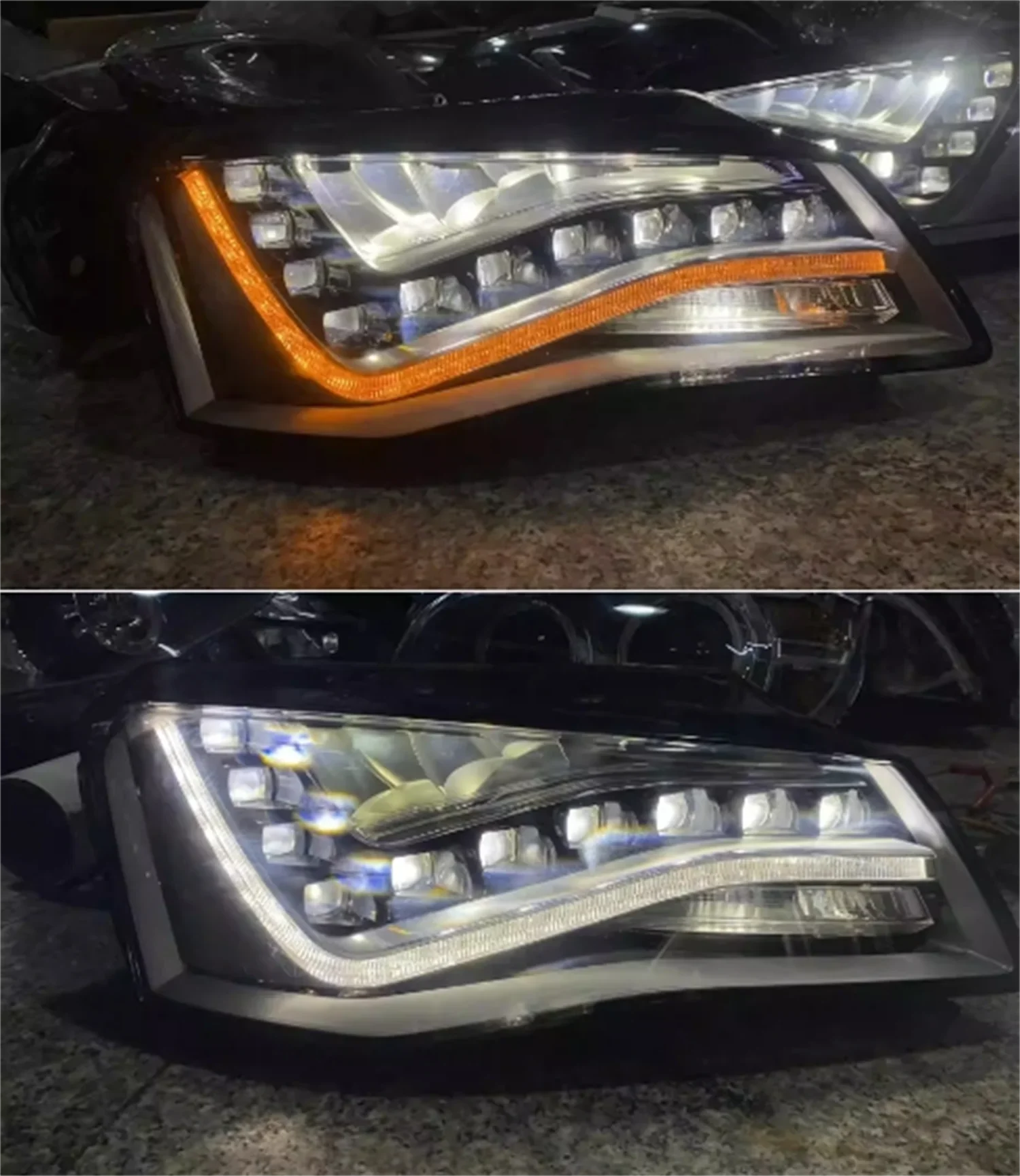 Car Headlight headlamp for Audi A8 Daytime Running Light DRL Head lamp Low High Beam
Car Headlight headlamp for Audi A8 Daytime Running Light DRL Head lamp Low High Beam