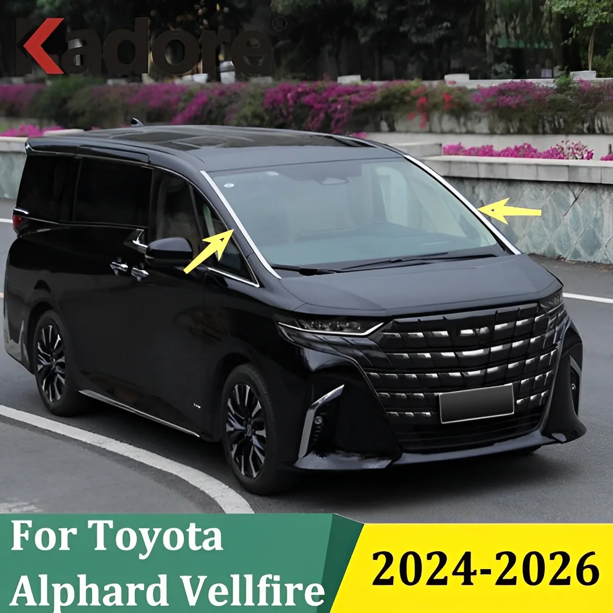 For Toyota Alphard Vellfire 2024 2025 2026 Chrome Windshield Trim Molding Auto Window Trim Car Exterior Accessories
For Toyota Alphard Vellfire 2024 2025 2026 Chrome Windshield Trim Molding Auto Window Trim Car Exterior Accessories