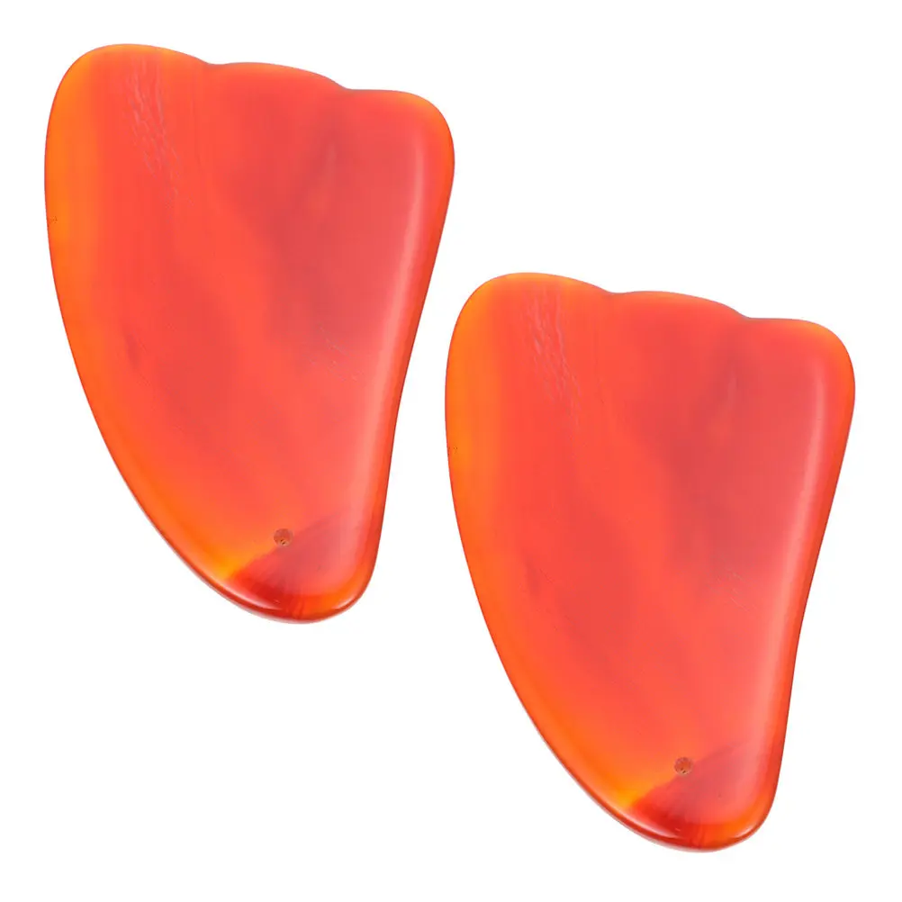 2Pcs Gua Sha Boards Agate Massage Scrapers Body Massage Tools Dredge Meridians Promote Blood Circulation Remove Blood
2Pcs Gua Sha Boards Agate Massage Scrapers Body Massage Tools Dredge Meridians Promote Blood Circulation Remove Blood