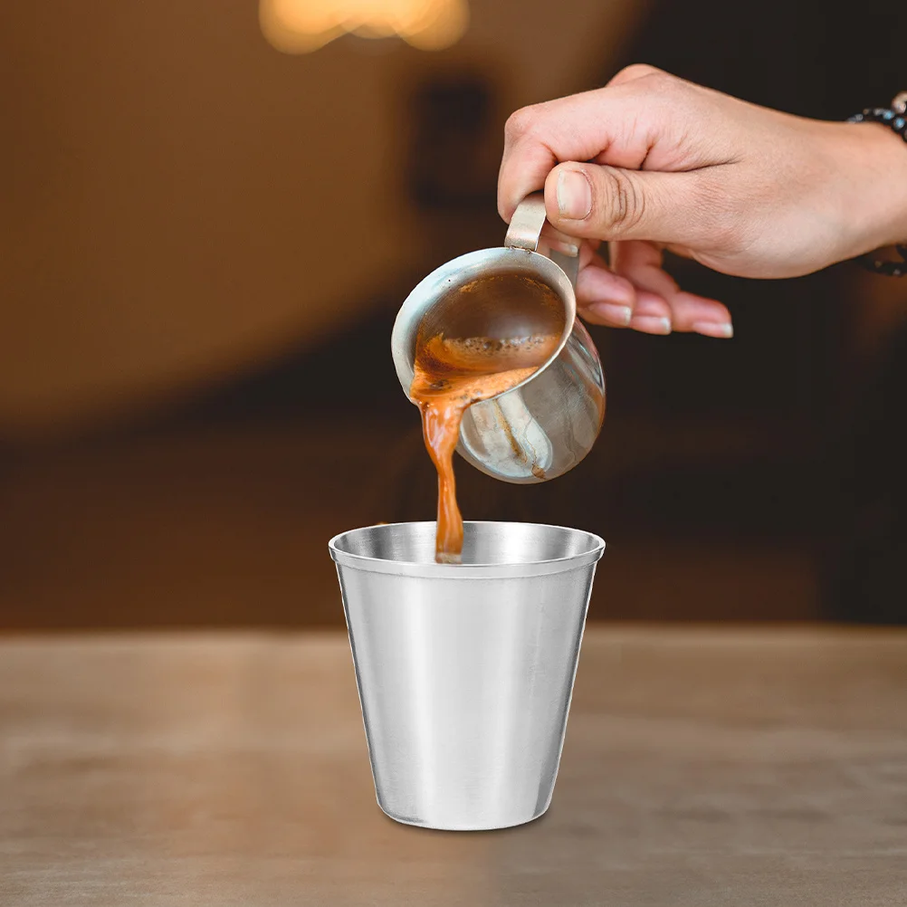 18Pcs Metal Drinking Cups Stainless Steel Small Wine Beer Glasses Reusable Lightweight Cold Drink Mugs for Family Party
18Pcs Metal Drinking Cups Stainless Steel Small Wine Beer Glasses Reusable Lightweight Cold Drink Mugs for Family Party