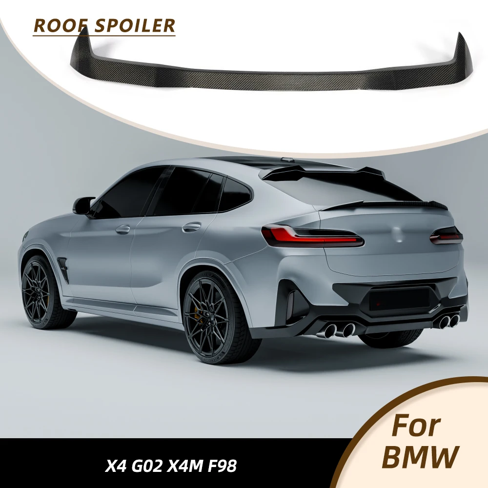 Car Rear Roof Racing Spoiler Wing For BMW X4 G02 X4M F98 2023 2024 Car Rear Body Kits Window Boot Lip Wing Lip Carbon Fiber
Car Rear Roof Racing Spoiler Wing For BMW X4 G02 X4M F98 2023 2024 Car Rear Body Kits Window Boot Lip Wing Lip Carbon Fiber