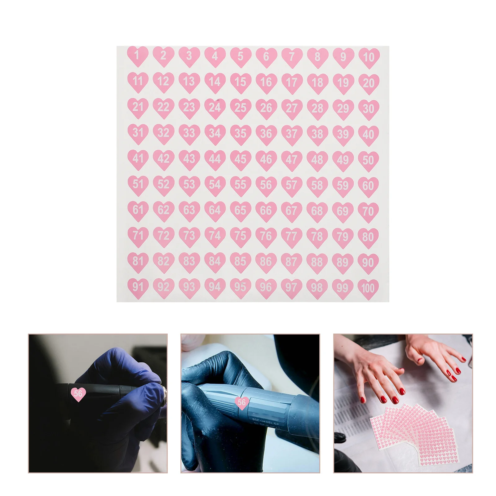 50Pcs Small Number Labels 1-100 1x1cm Self Stick Numbered Decals for Nail Salon Organization Manicure Tool Sorting Color Coding
50Pcs Small Number Labels 1-100 1x1cm Self Stick Numbered Decals for Nail Salon Organization Manicure Tool Sorting Color Coding