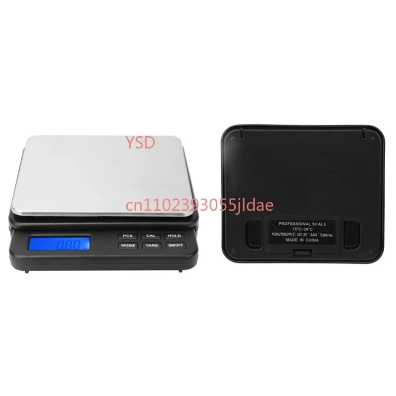 Mini Electric Weighing Scale Blue Backlight High Accuracy 0.01g Precision Kitchen Scale
Mini Electric Weighing Scale Blue Backlight High Accuracy 0.01g Precision Kitchen Scale