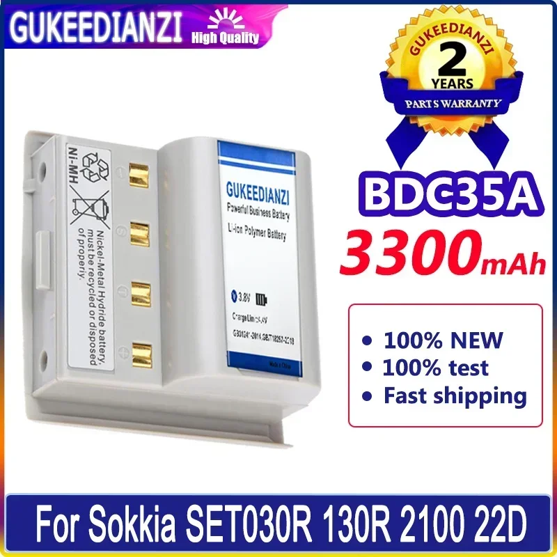 High-Capacity Measuring Instrument Battery BDC35A For Sokkia SET030R 130R 2100 22D 3300mAh
High-Capacity Measuring Instrument Battery BDC35A For Sokkia SET030R 130R 2100 22D 3300mAh