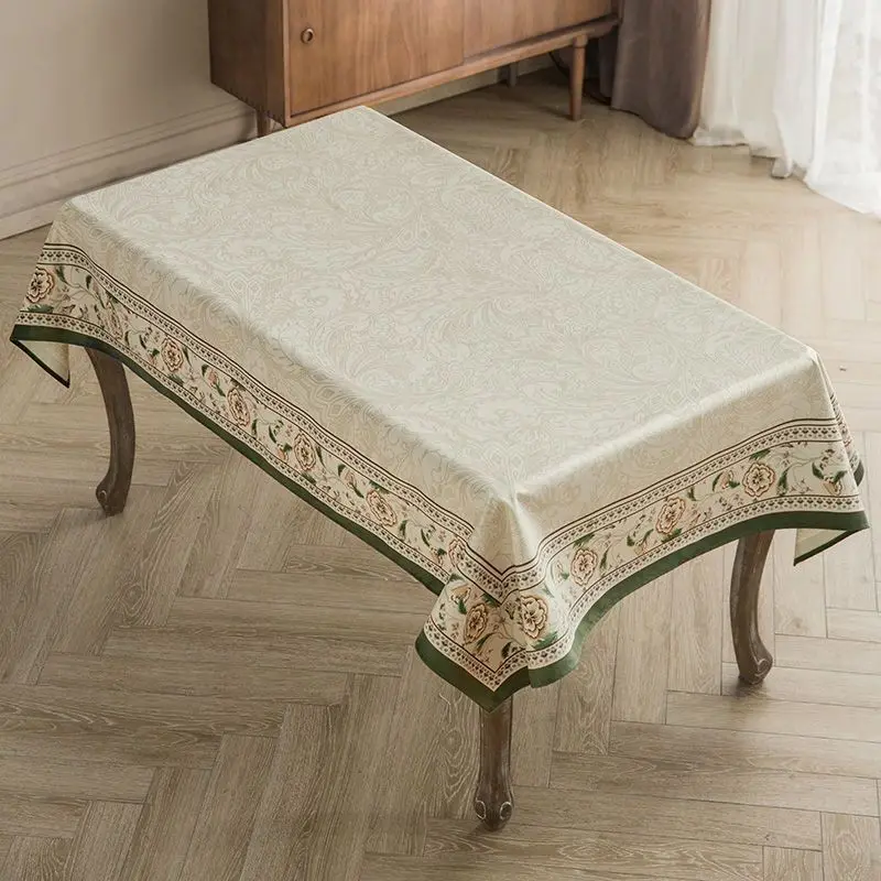 American Retro Light Luxury Style Tablecloth Dining Table Tablecloth Coffee Table Waterproof Rectangular Tablecloth Tapete Mesa
American Retro Light Luxury Style Tablecloth Dining Table Tablecloth Coffee Table Waterproof Rectangular Tablecloth Tapete Mesa