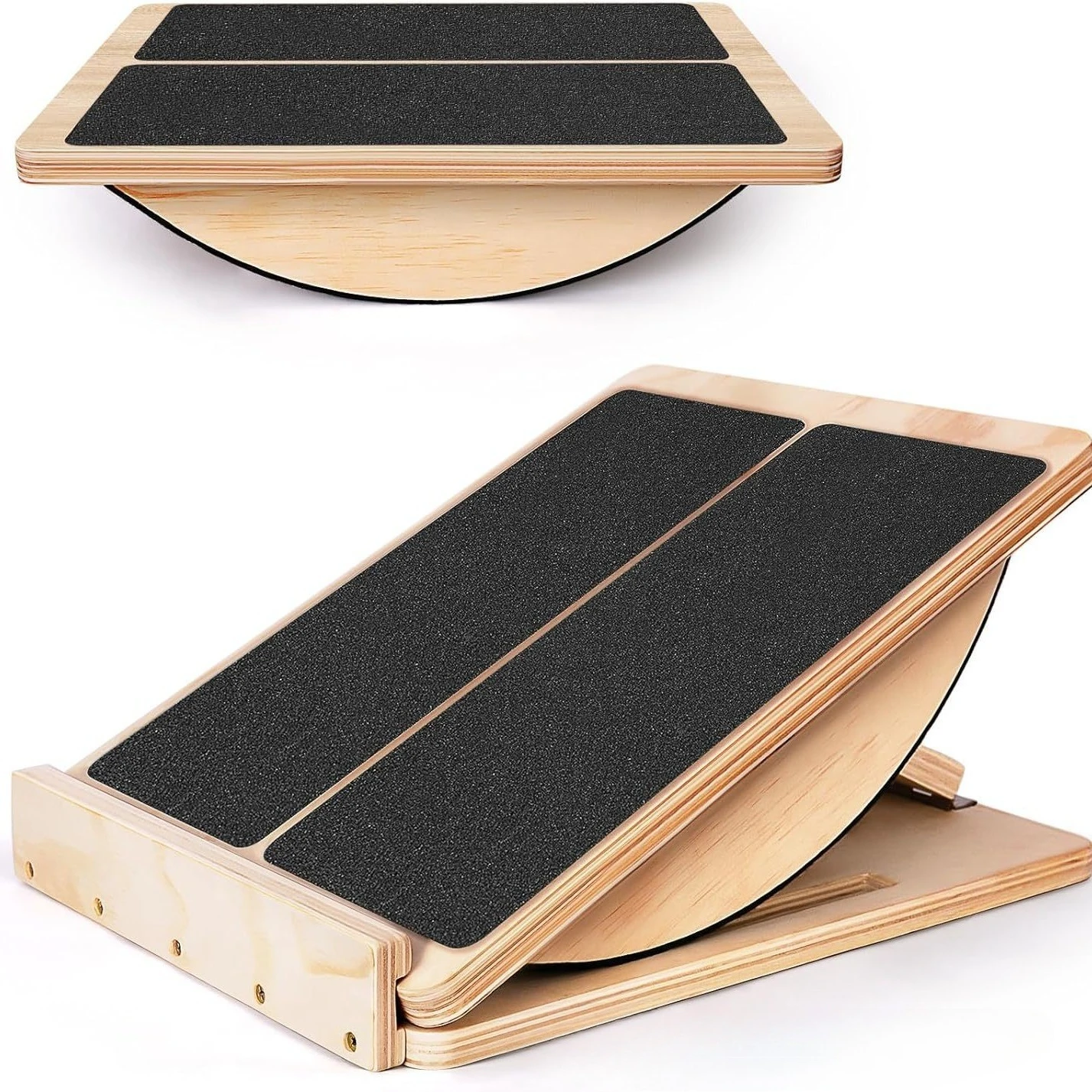 2-in-1 Adjustable Tilt Balance Board Cross-Border Wooden Indoor Yoga Stretch Board for Calf Stretcher Exercise Mat
2-in-1 Adjustable Tilt Balance Board Cross-Border Wooden Indoor Yoga Stretch Board for Calf Stretcher Exercise Mat