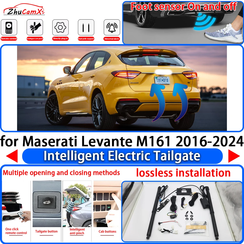 for Maserati Levante M161 2016-2024 OEM Power Liftgate Trunk Electric Suction Tailgate Intelligent Tail Gate Lift Strut System
for Maserati Levante M161 2016-2024 OEM Power Liftgate Trunk Electric Suction Tailgate Intelligent Tail Gate Lift Strut System