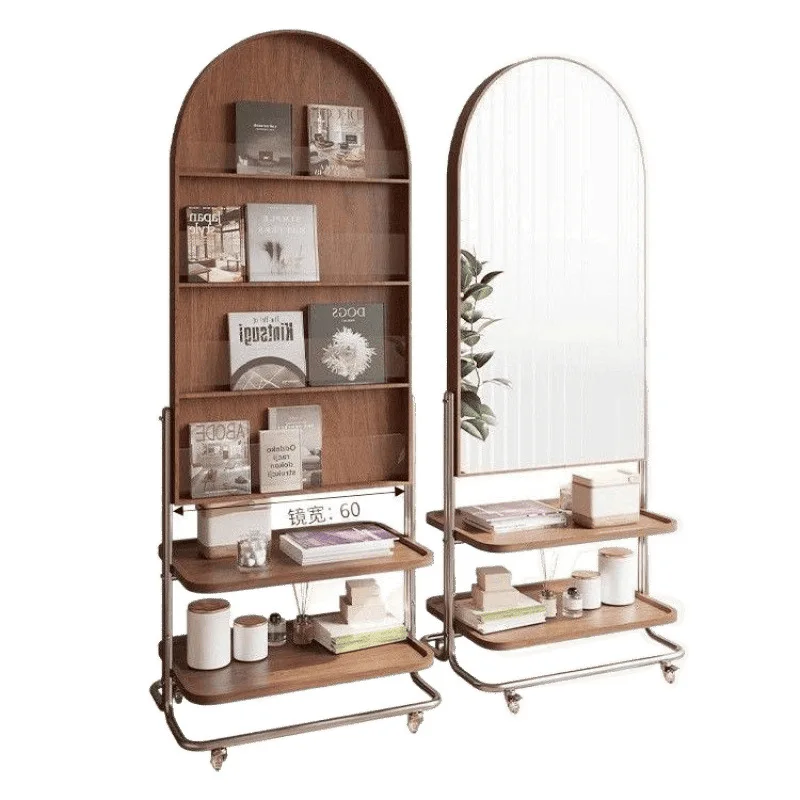 Living room storage magazine rack full body floor mirror removable home full-length mirror Internet celebrity American retro
Living room storage magazine rack full body floor mirror removable home full-length mirror Internet celebrity American retro
