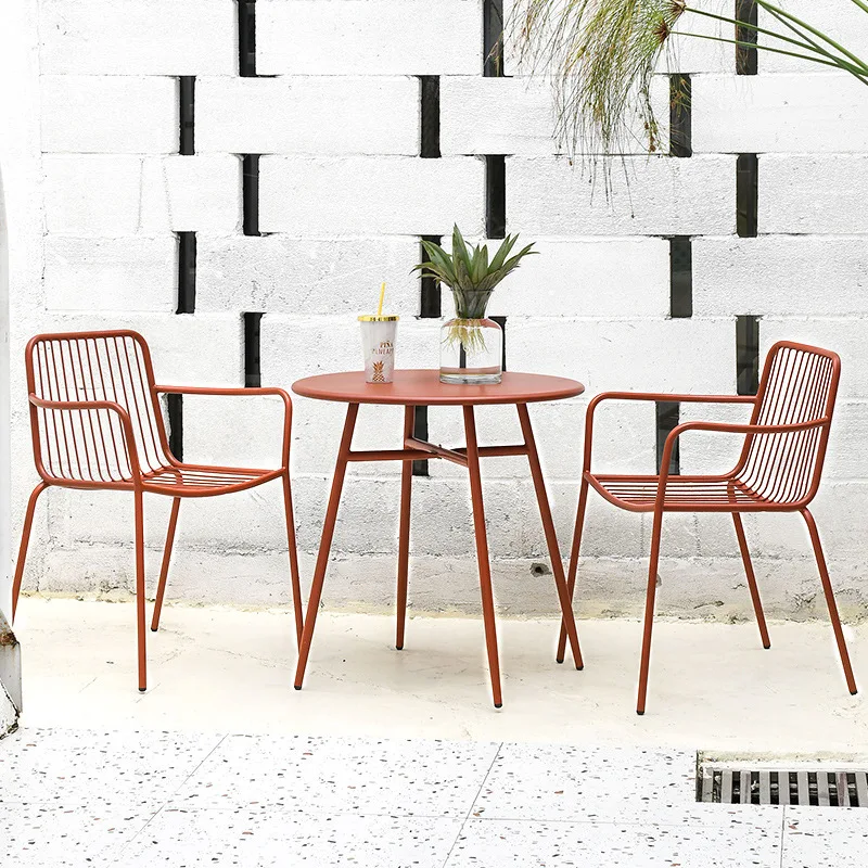 Outdoor table and chair wrought iron coffee outdoor table and chair combination balcony garden terrace courtyard leisure table
Outdoor table and chair wrought iron coffee outdoor table and chair combination balcony garden terrace courtyard leisure table