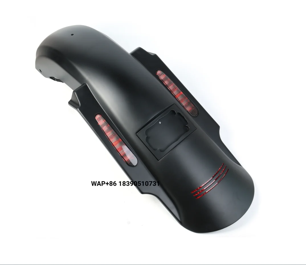 CFP-HL 1584-160 ABS Motorcycle Accessories Black Rear Extended Fender with Led Lights and Wire Harness for Touring 14-UP
CFP-HL 1584-160 ABS Motorcycle Accessories Black Rear Extended Fender with Led Lights and Wire Harness for Touring 14-UP