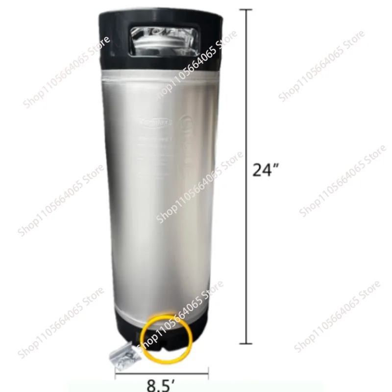 Gal 9.5L Ball Lock Type Beer Keg Stainless Steel Beer Growler Leak Proof Lid Rubber Handle Beer Bucket
Gal 9.5L Ball Lock Type Beer Keg Stainless Steel Beer Growler Leak Proof Lid Rubber Handle Beer Bucket