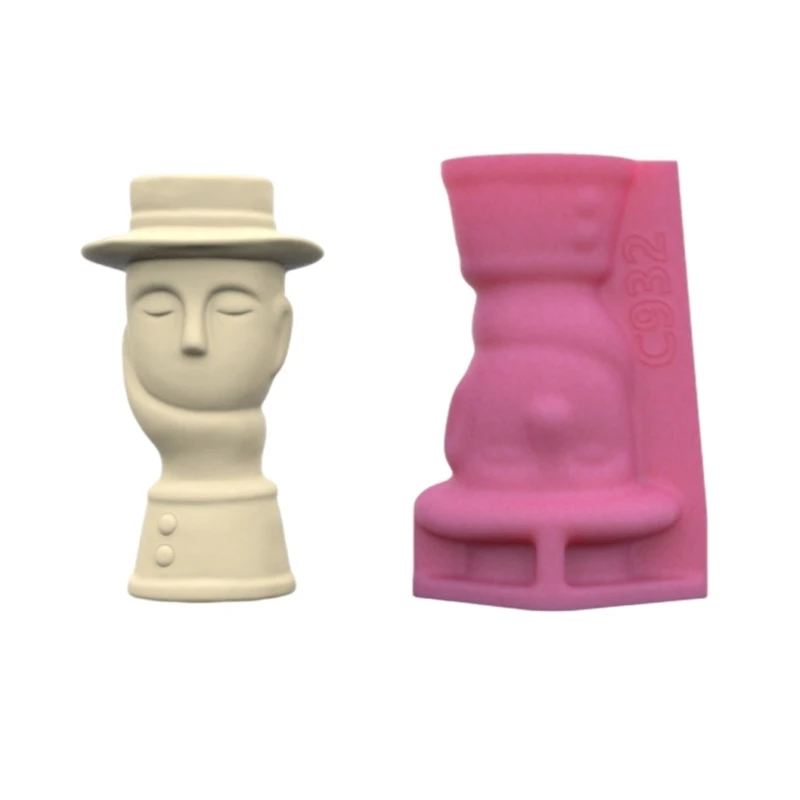 Abstract Human Face Silicone Vase Mold Plaster Cement Crafting Mould Flowerpot Moulds Suitable for Home Decorations Dropship
Abstract Human Face Silicone Vase Mold Plaster Cement Crafting Mould Flowerpot Moulds Suitable for Home Decorations Dropship