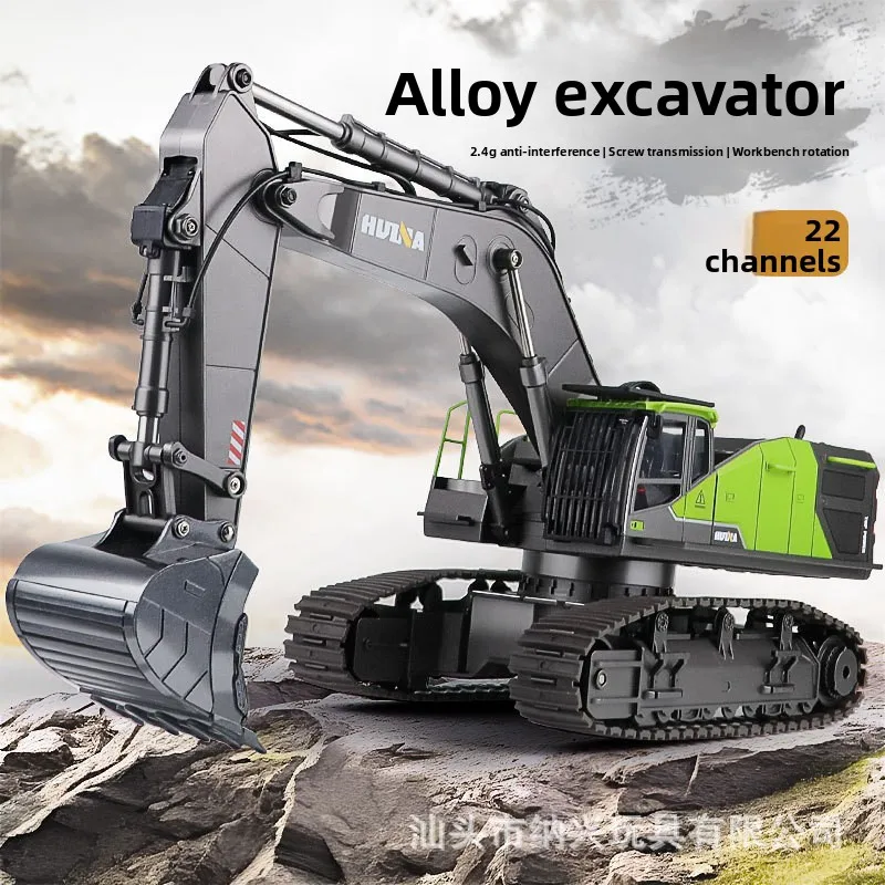 Huina RC Excavator 1/14 crawler alloy loader 22 channel 2.4G radio remote control engineering car toy boys and children gifts
Huina RC Excavator 1/14 crawler alloy loader 22 channel 2.4G radio remote control engineering car toy boys and children gifts