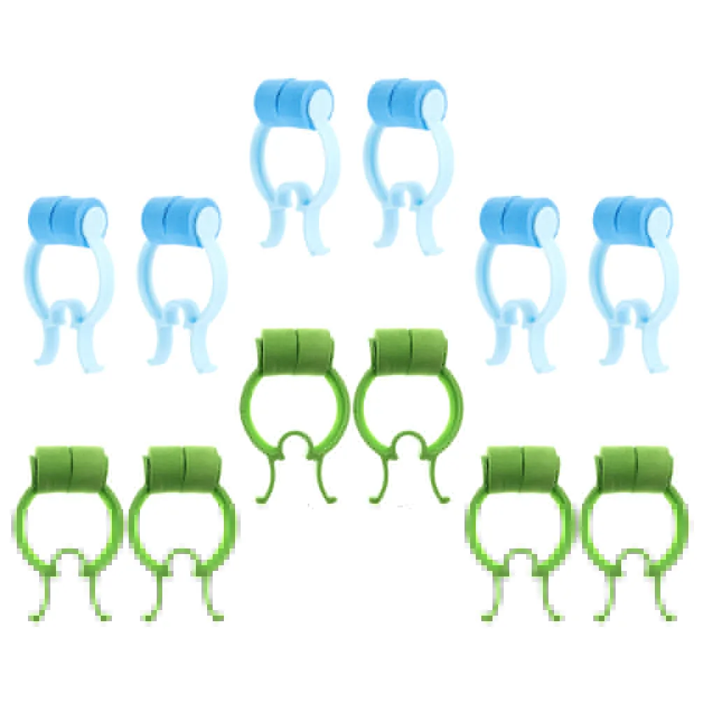 12 Pcs Nose Clip Breathing Exercise Blue Green 6pcs Each Firm Texture Non Slip Lightweight Suitable Size Pain
12 Pcs Nose Clip Breathing Exercise Blue Green 6pcs Each Firm Texture Non Slip Lightweight Suitable Size Pain