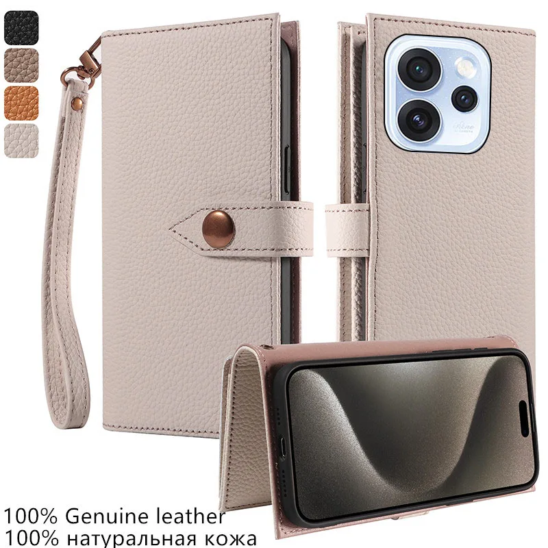 Premium 100% Genuine leather card slot wallet Cover For Oppo Reno15 F Pro Max 15c Magnetic button Fall prevention phone Case
Premium 100% Genuine leather card slot wallet Cover For Oppo Reno15 F Pro Max 15c Magnetic button Fall prevention phone Case