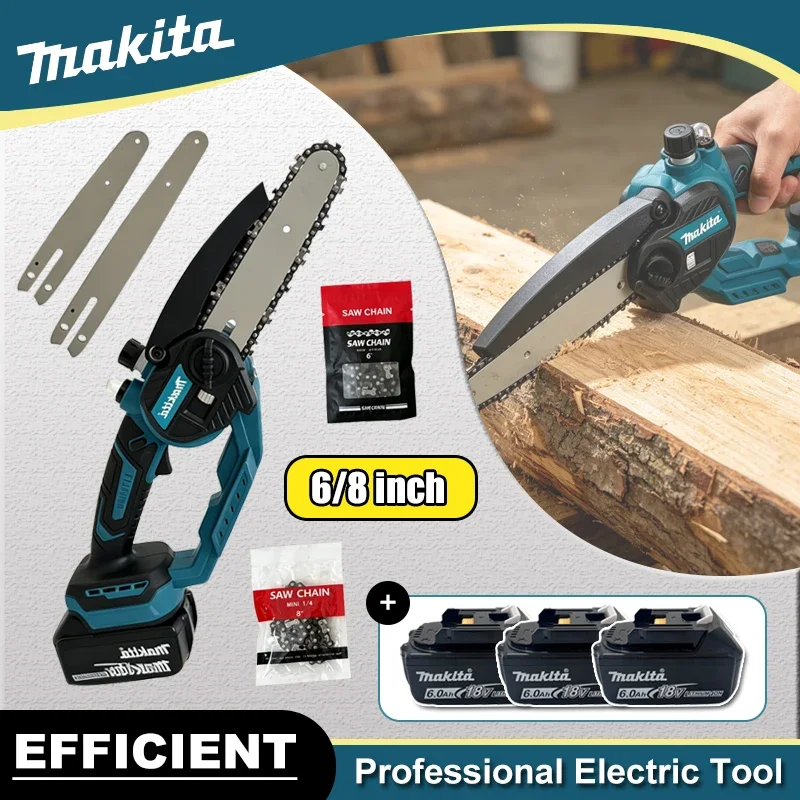 Makita Brushless Mini Chainsaw Portable Cordless Electric Chain Saw For Garden Branch Cutting Wood Pruning
Makita Brushless Mini Chainsaw Portable Cordless Electric Chain Saw For Garden Branch Cutting Wood Pruning