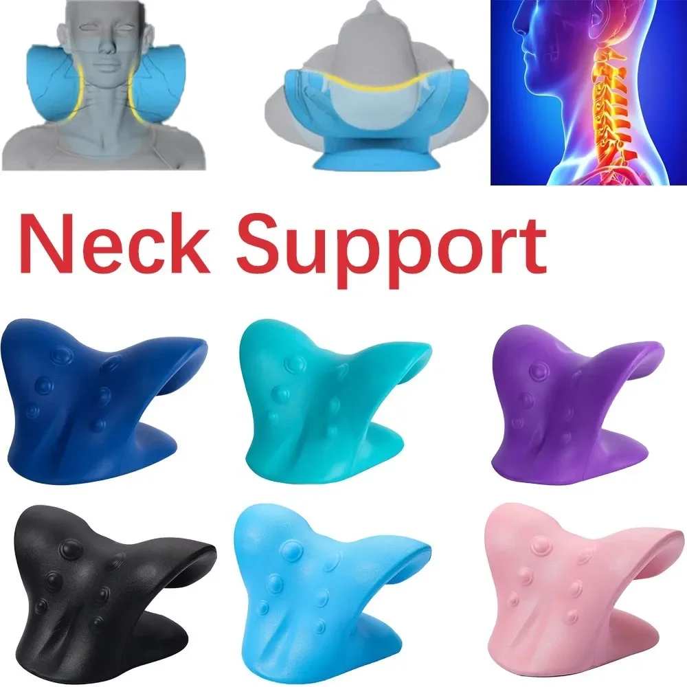 Neck and Shoulder Relaxer Corrector Vertebra Massager Cloud Pillow Cervical Stretcher Acupressure Point Relief Pain Traction
Neck and Shoulder Relaxer Corrector Vertebra Massager Cloud Pillow Cervical Stretcher Acupressure Point Relief Pain Traction