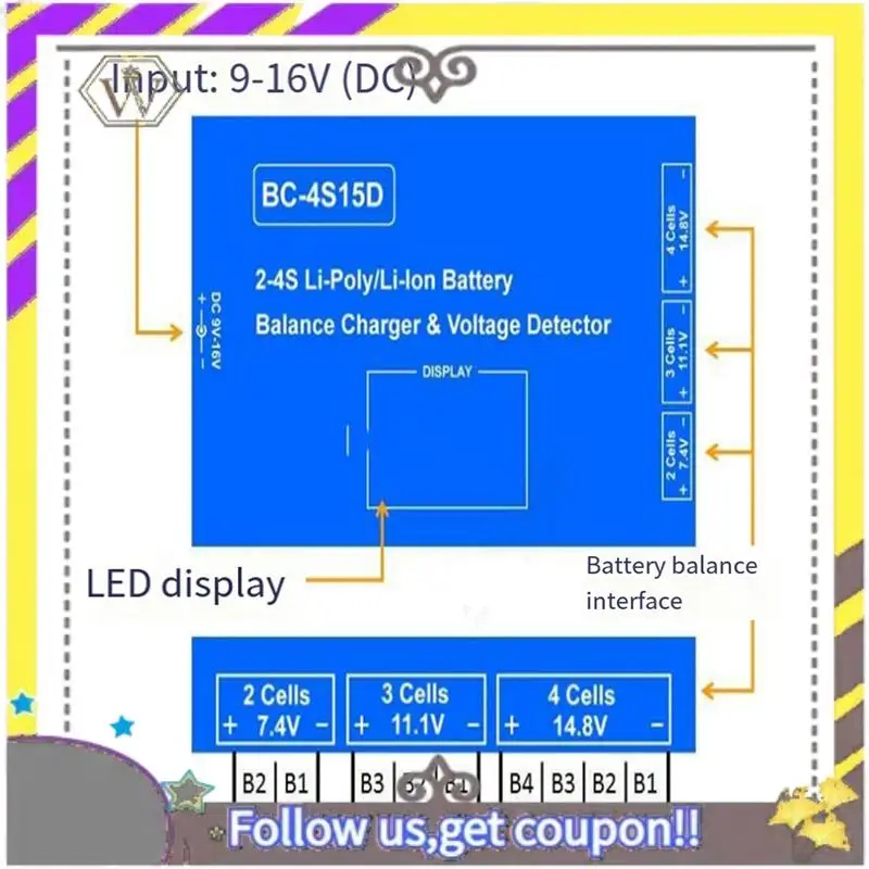 Новое зарядное устройство BC-4S15D Lipo Li- Balance, детектор напряжения, ЖК-цифровой дисплей, балансное зарядное устройство для RC батареи, прочное, ЕС
Новое зарядное устройство BC-4S15D Lipo Li- Balance, детектор напряжения, ЖК-цифровой дисплей, балансное зарядное устройство для RC батареи, прочное, ЕС