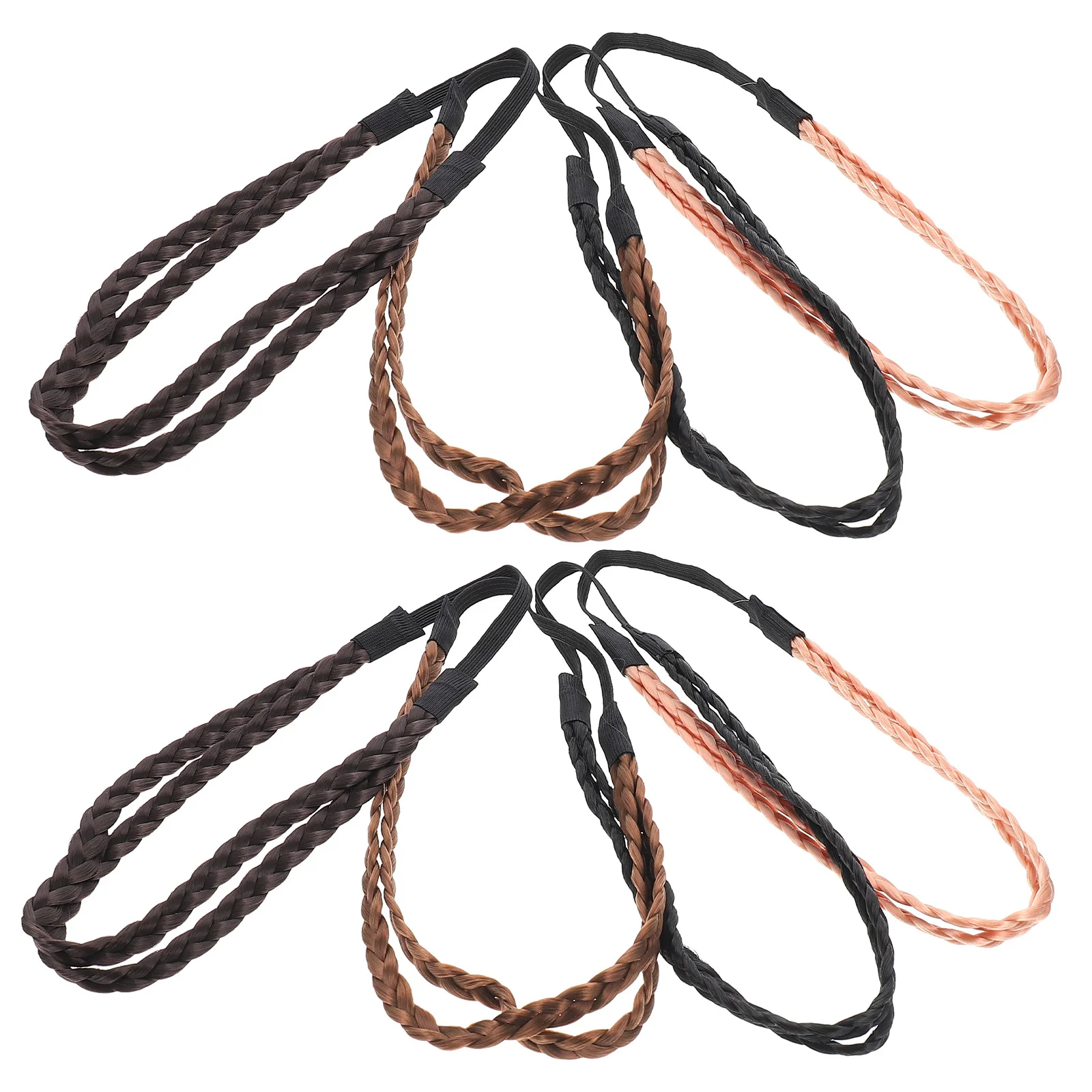 8pcs Synthetic Hair Headband Narrow Braided Elastic Hairpiece For Women Daily Wear Fashion Braid Decor Braided Headbands
8pcs Synthetic Hair Headband Narrow Braided Elastic Hairpiece For Women Daily Wear Fashion Braid Decor Braided Headbands