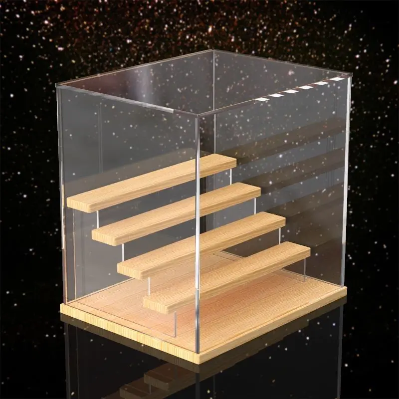Wooden Acrylic Display Case with Stand for Collectibles Figures Perfume Storage Box Organizer Protection Dustproof Showcase
Wooden Acrylic Display Case with Stand for Collectibles Figures Perfume Storage Box Organizer Protection Dustproof Showcase