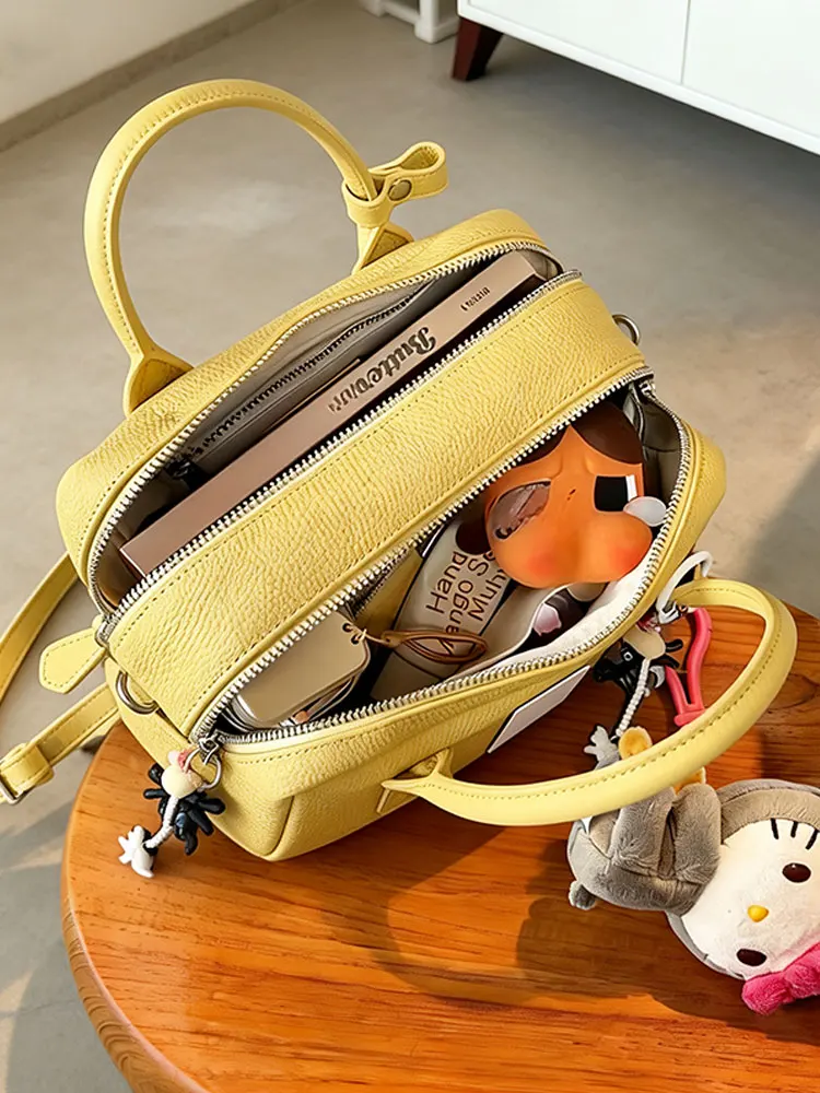 Yellow Single Shoulder Boston Bag Women's Handbag 2026 New Style Double Compartment Bowling Bag Summer Fashion Sensation
Yellow Single Shoulder Boston Bag Women's Handbag 2026 New Style Double Compartment Bowling Bag Summer Fashion Sensation