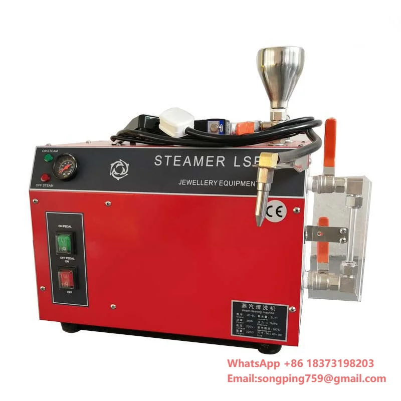 New Metal Jewelry Tool Equipment Jeweller's High Pressure Steam Cleaning Machine 6L Electric
New Metal Jewelry Tool Equipment Jeweller's High Pressure Steam Cleaning Machine 6L Electric