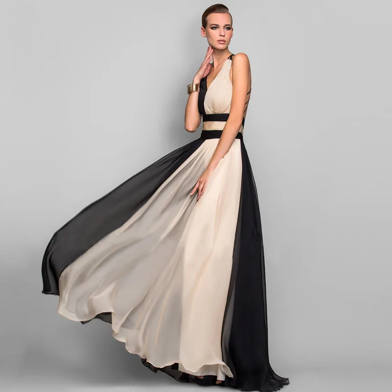 2023 new European and American female dress V-neck sleeveless color dress dress long skirt
2023 new European and American female dress V-neck sleeveless color dress dress long skirt