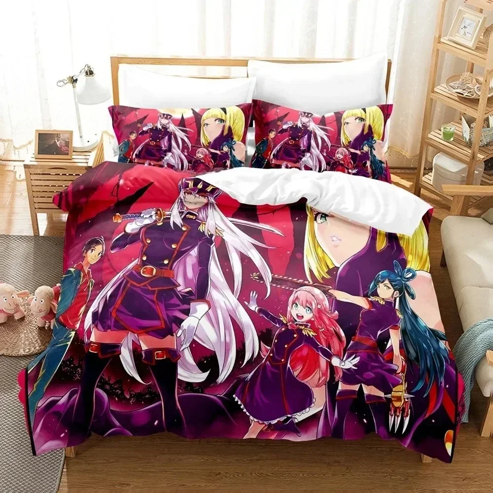 Anime Bed Sheet Set Mato seihei no slave Bedding Set Printed With Pillowcase Duvet Cover Soft Queen King Size Bedclothes Home 
Anime Bed Sheet Set Mato seihei no slave Bedding Set Printed With Pillowcase Duvet Cover Soft Queen King Size Bedclothes Home