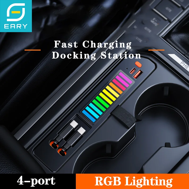 Eary 100W Fast Charger for Volkswagen Passat 2019-2025 Docking Station with RGB Lighting Fast Charging Data Cables USB/Type-C/PD
Eary 100W Fast Charger for Volkswagen Passat 2019-2025 Docking Station with RGB Lighting Fast Charging Data Cables USB/Type-C/PD