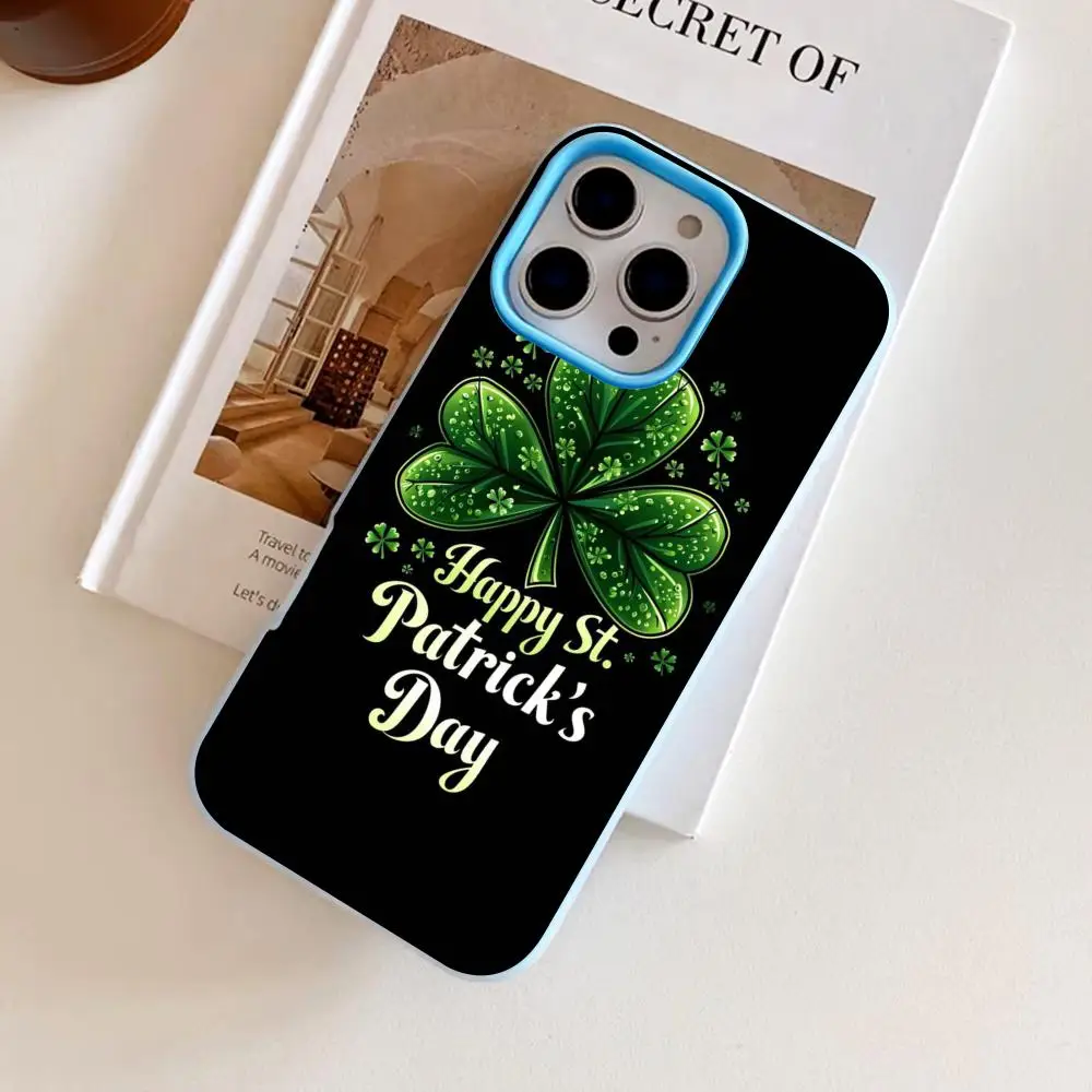 Saint Patrick's Day Phone Case for iPhone 17 16 15 14 13 12 11 Air Pro Max Plus Jelly Dual Layer Light Blue Cover
Saint Patrick's Day Phone Case for iPhone 17 16 15 14 13 12 11 Air Pro Max Plus Jelly Dual Layer Light Blue Cover