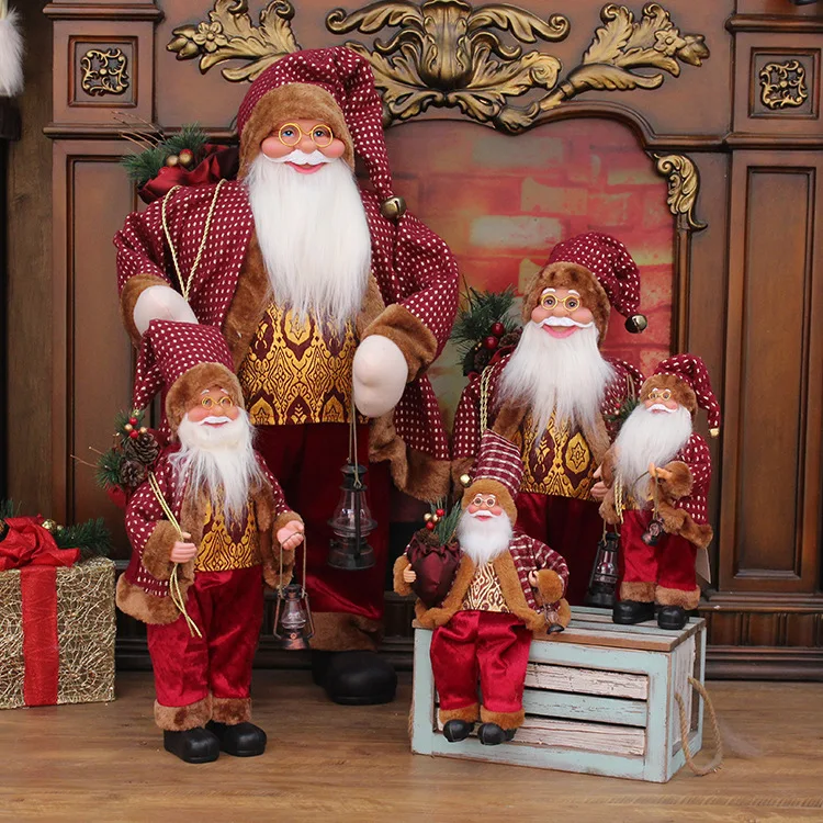 Create a Festive Atmosphere with 82cm Standing Santa Perfect Christmas Decoration for Home or Mall
Create a Festive Atmosphere with 82cm Standing Santa Perfect Christmas Decoration for Home or Mall