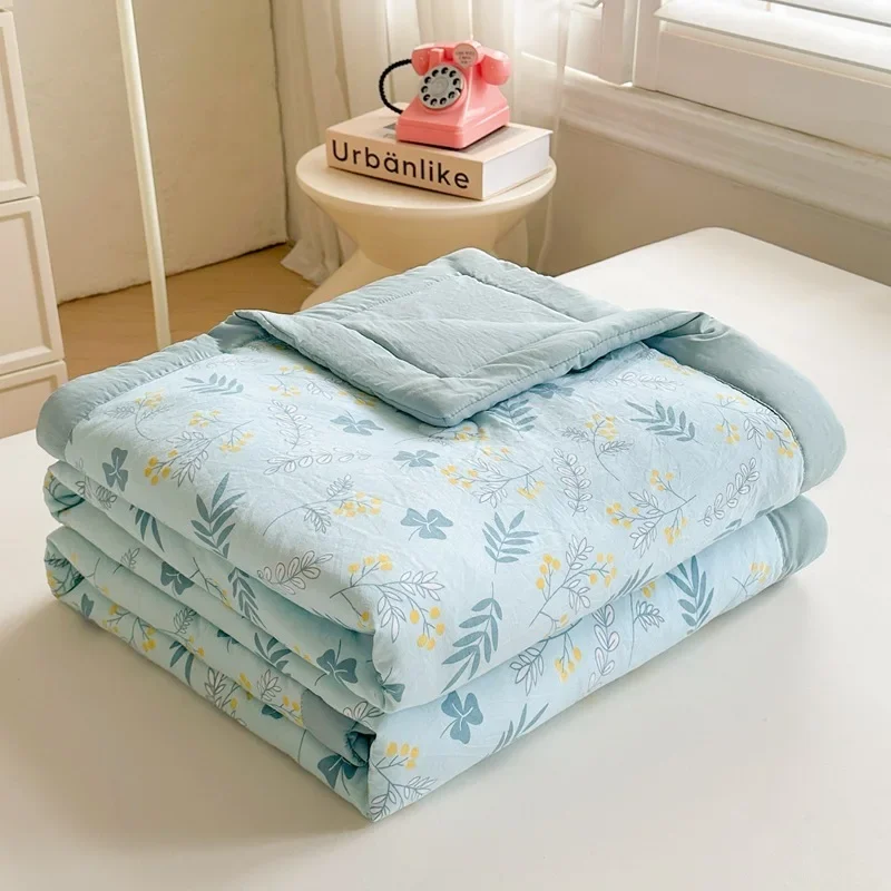 Machine washable washed cotton summer cool quilt air conditioner quilt thin summer quilt pure cotton flower single double summer
Machine washable washed cotton summer cool quilt air conditioner quilt thin summer quilt pure cotton flower single double summer