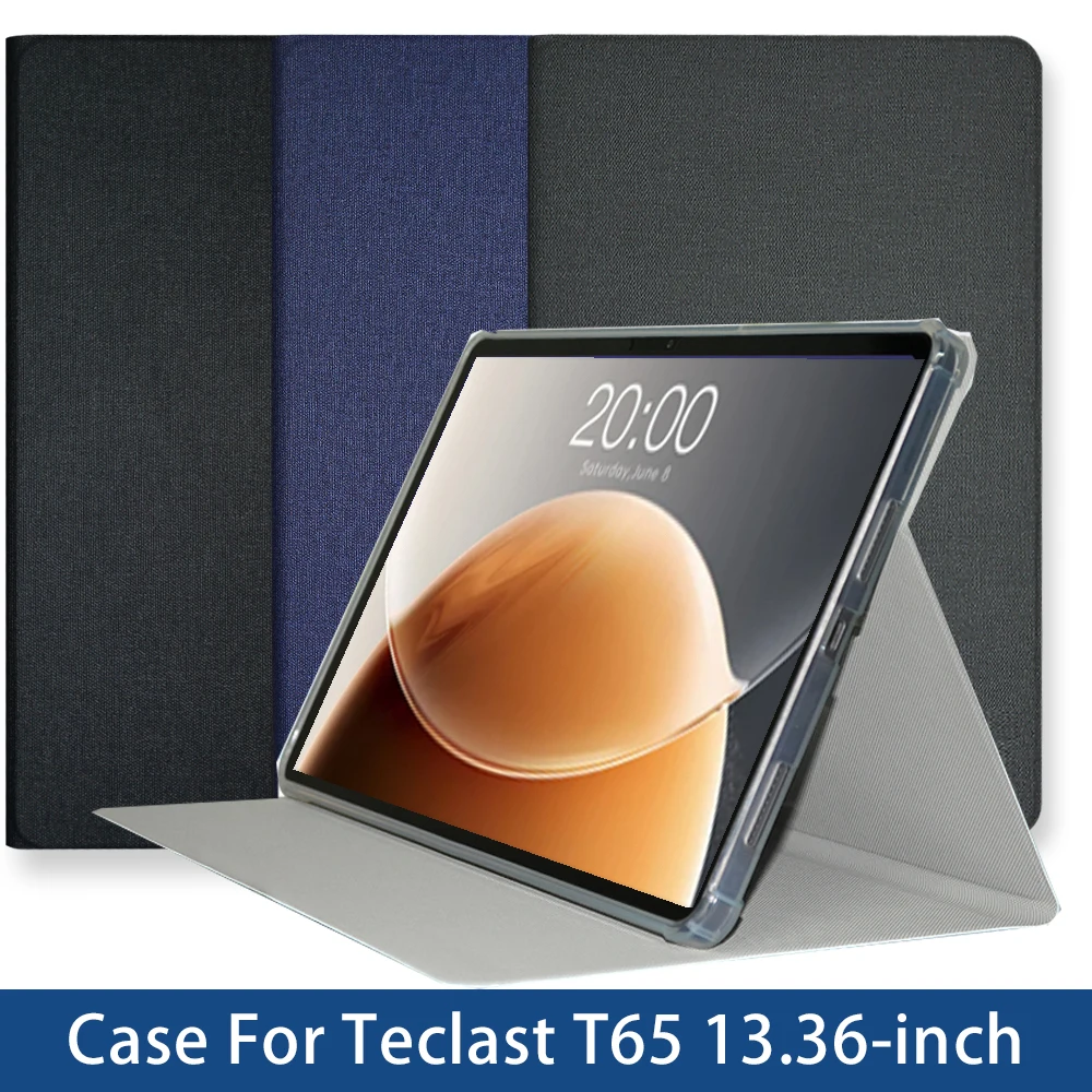 Case For Teclast T65 2025 13.36" inch Tablet Case Smart Auto Sleep/Wake Coque with Soft TPU Back Shell Funda Flip Book Cover
Case For Teclast T65 2025 13.36" inch Tablet Case Smart Auto Sleep/Wake Coque with Soft TPU Back Shell Funda Flip Book Cover