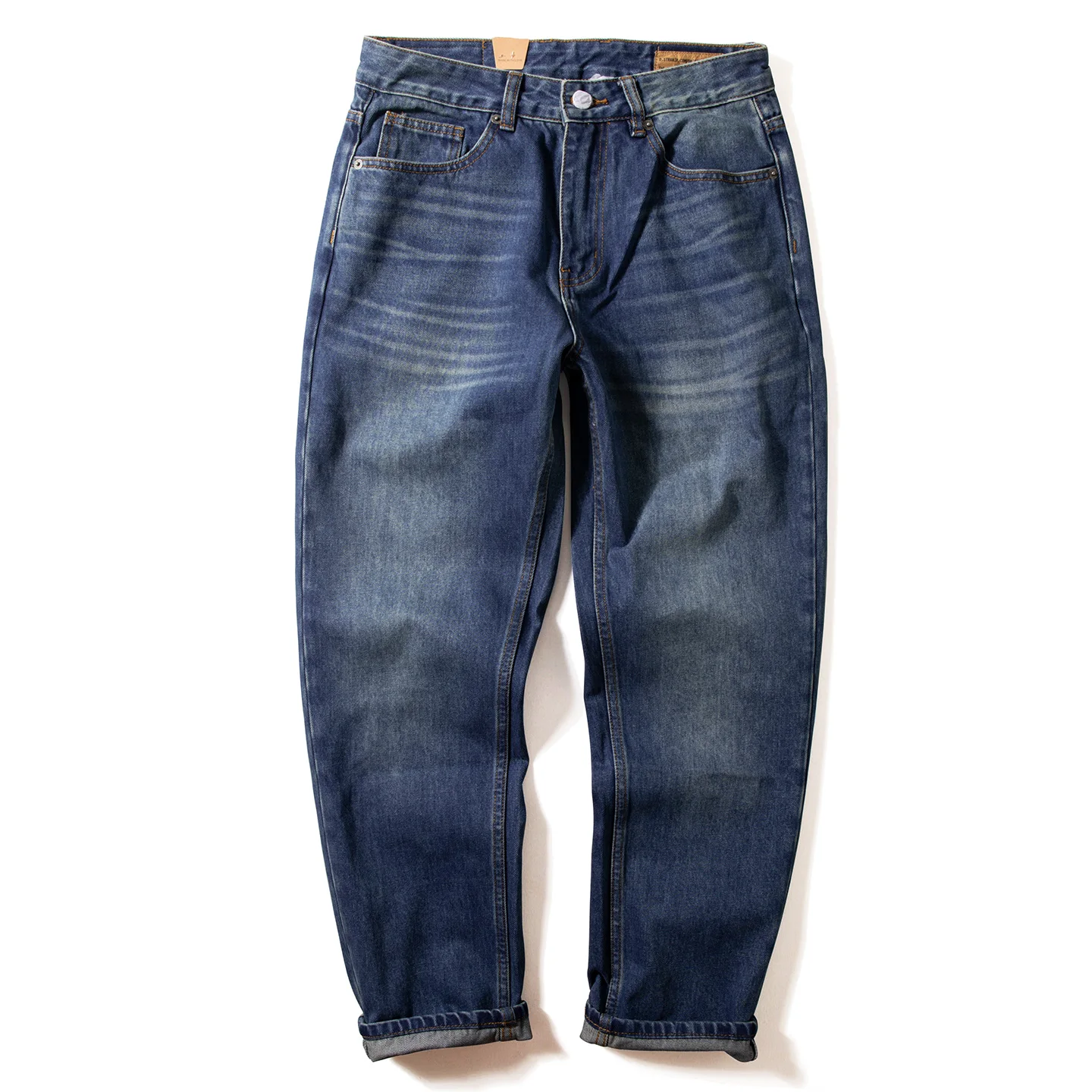 2026 весенние новые тяжелые высококачественные удобные потертые старые джинсы в американском стиле ретро, мужские модные зауженные повседневные брюки из 100% хлопка
2026 весенние новые тяжелые высококачественные удобные потертые старые джинсы в американском стиле ретро, мужские модные зауженные повседневные брюки из 100% хлопка