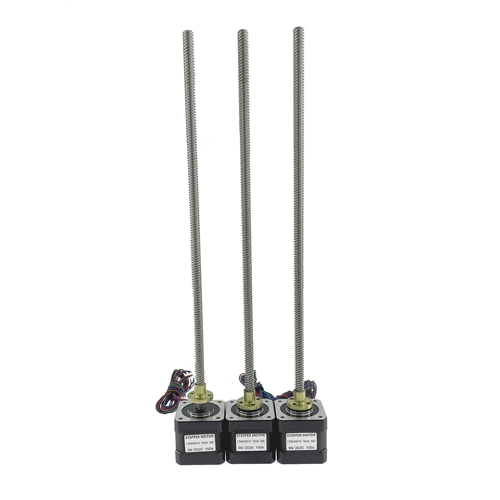 Trident 3D Prints Motor Nema17 Stepper Motor with T8 Screw Lead 8mm 300mm 42 Motor 42BYGH for Voron Trident Parts
Trident 3D Prints Motor Nema17 Stepper Motor with T8 Screw Lead 8mm 300mm 42 Motor 42BYGH for Voron Trident Parts