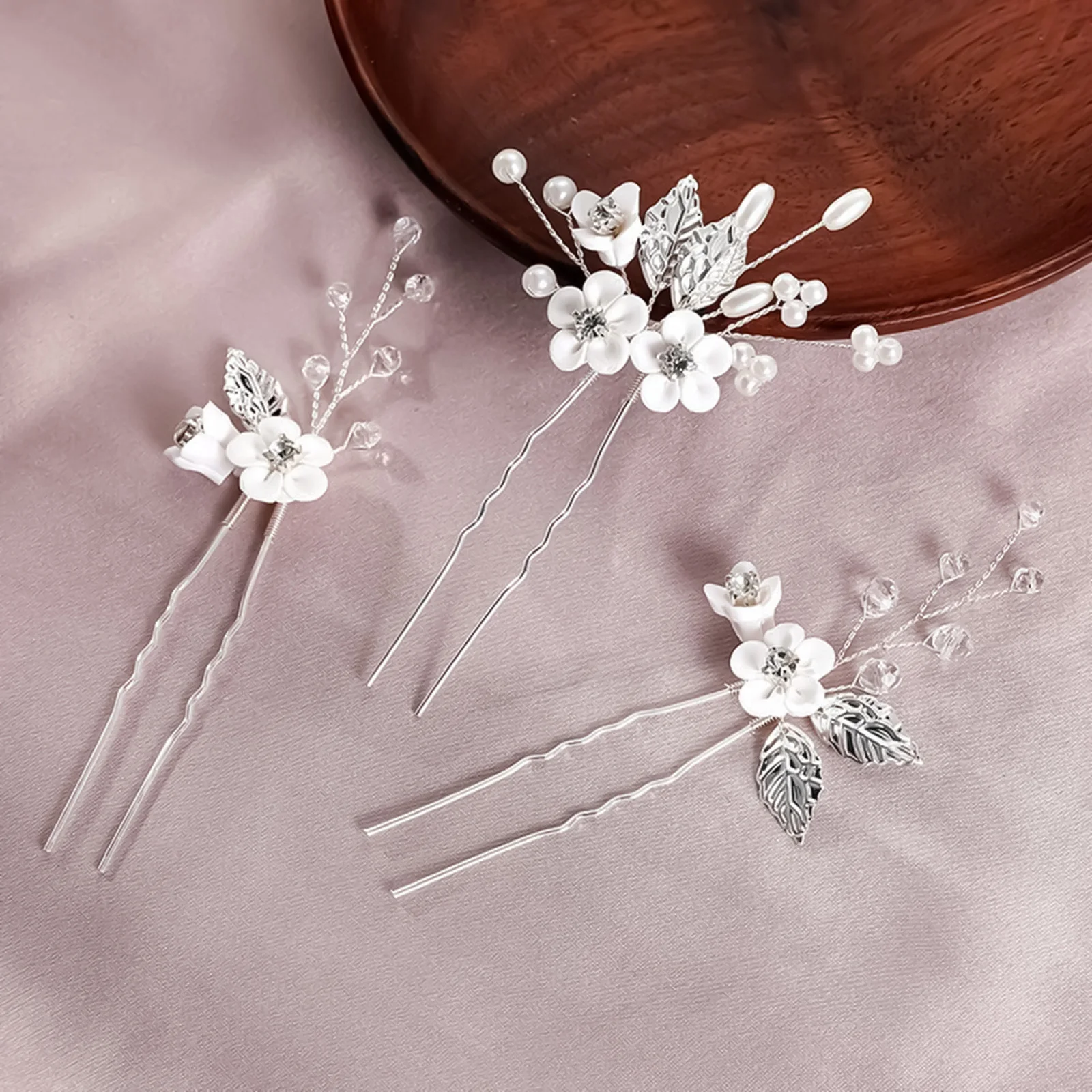 3pcs Silver Color Pearl Flower Hair Combs Hair Accessories For Women Hairpin Wedding Hair Ornaments Jewelry Bridal Headpiece
3pcs Silver Color Pearl Flower Hair Combs Hair Accessories For Women Hairpin Wedding Hair Ornaments Jewelry Bridal Headpiece
