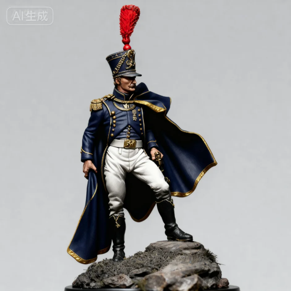 1/32 Resin model kit Napoleon era soldiers colorless self-assembly A-2129
1/32 Resin model kit Napoleon era soldiers colorless self-assembly A-2129