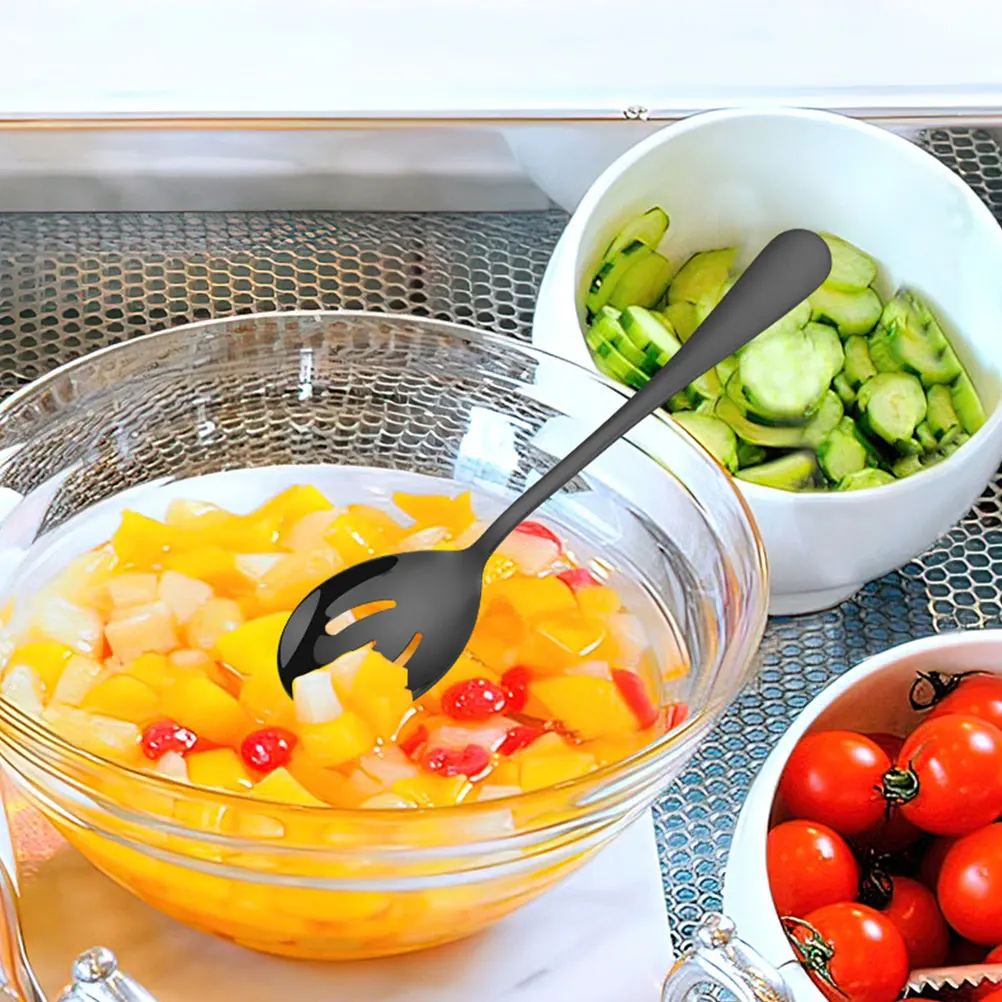 Stainless Steel Salad Spoon Fork Set Smooth Surface Easy Clean Fruit Dessert Cake Serving Utensils Kitchen Barware
Stainless Steel Salad Spoon Fork Set Smooth Surface Easy Clean Fruit Dessert Cake Serving Utensils Kitchen Barware