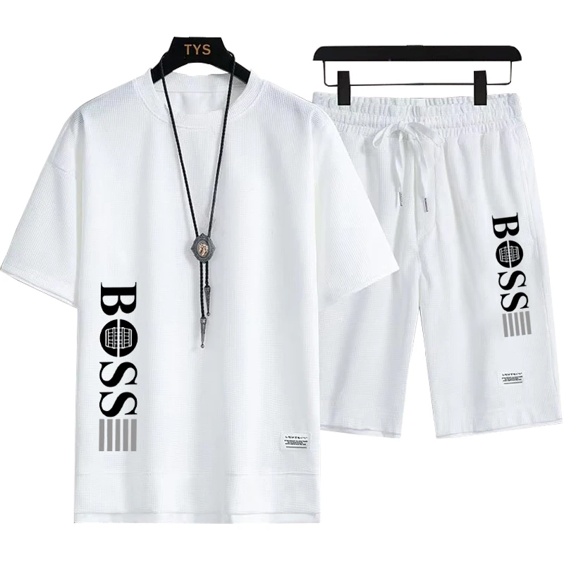 2026 Summer New Arrival Men's Casual Fashion Printed Bear Outdoor Sports Loose Quick-Drying Short-Sleeve T-Shirt + Shorts Set
2026 Summer New Arrival Men's Casual Fashion Printed Bear Outdoor Sports Loose Quick-Drying Short-Sleeve T-Shirt + Shorts Set