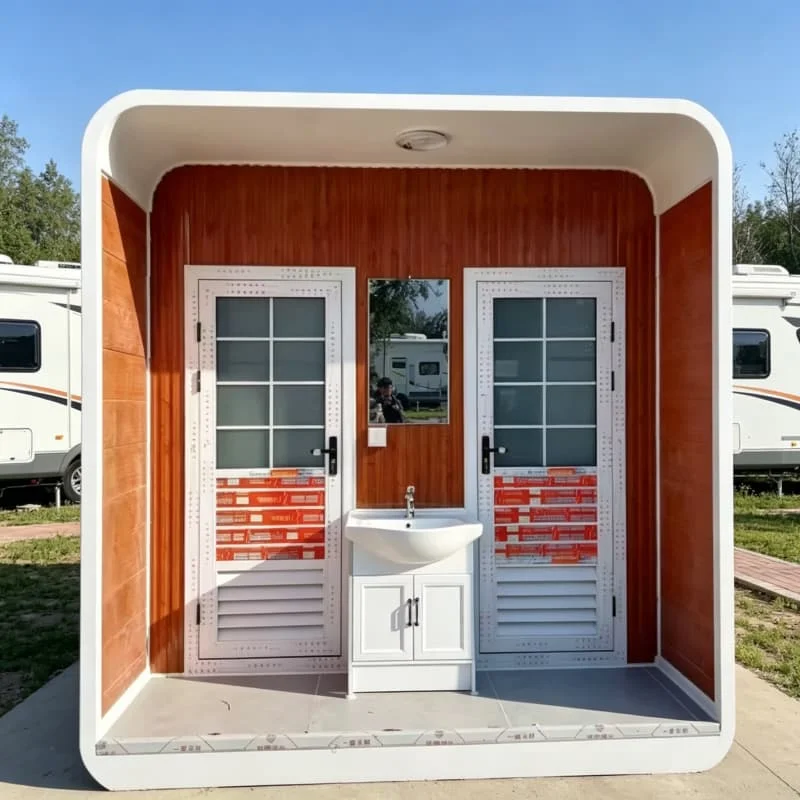 Easy Transportation Lightweight Portable Restroom Public Temporary Outdoor Bathroom Portable Toilet for Camping Locations
Easy Transportation Lightweight Portable Restroom Public Temporary Outdoor Bathroom Portable Toilet for Camping Locations