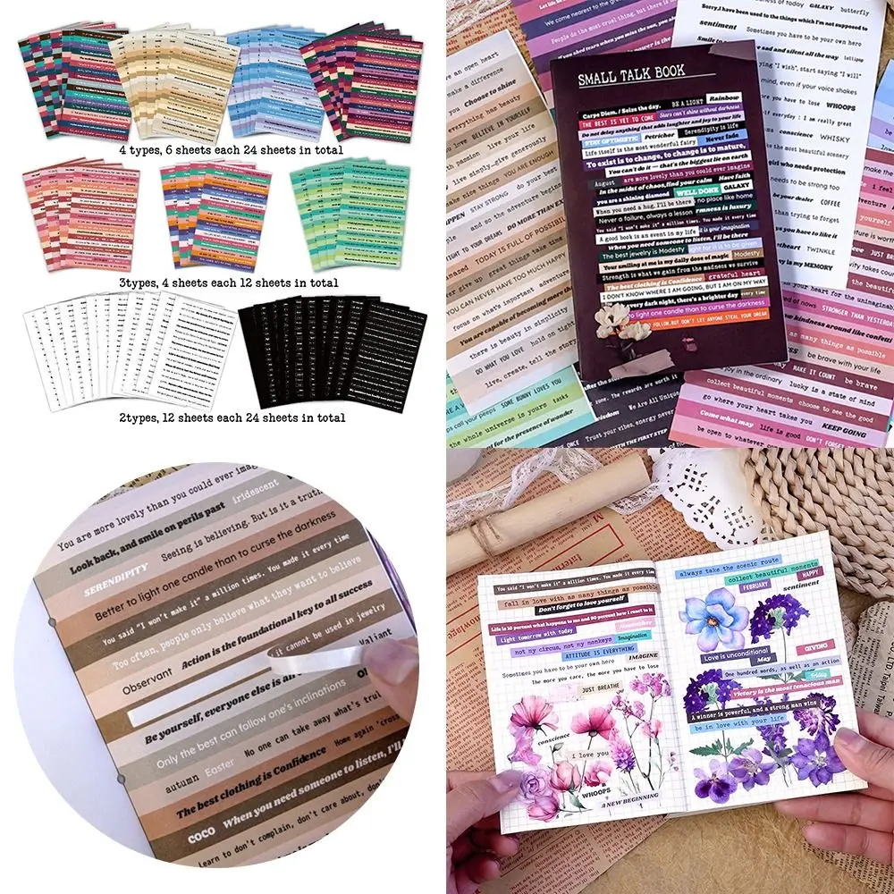 60 шт. красочные маленькие наклейки для разговоров, маленький размер, дизайн с цитатами, вдохновляющие наклейки с цитатами, сделай сам, ремесло, стиль предложений
60 шт. красочные маленькие наклейки для разговоров, маленький размер, дизайн с цитатами, вдохновляющие наклейки с цитатами, сделай сам, ремесло, стиль предложений