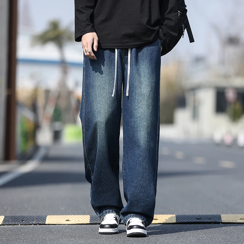 Japanese men's loose casual jeans street hip-hop Baggy straight leg wide leg pants brand men's clothing
Japanese men's loose casual jeans street hip-hop Baggy straight leg wide leg pants brand men's clothing