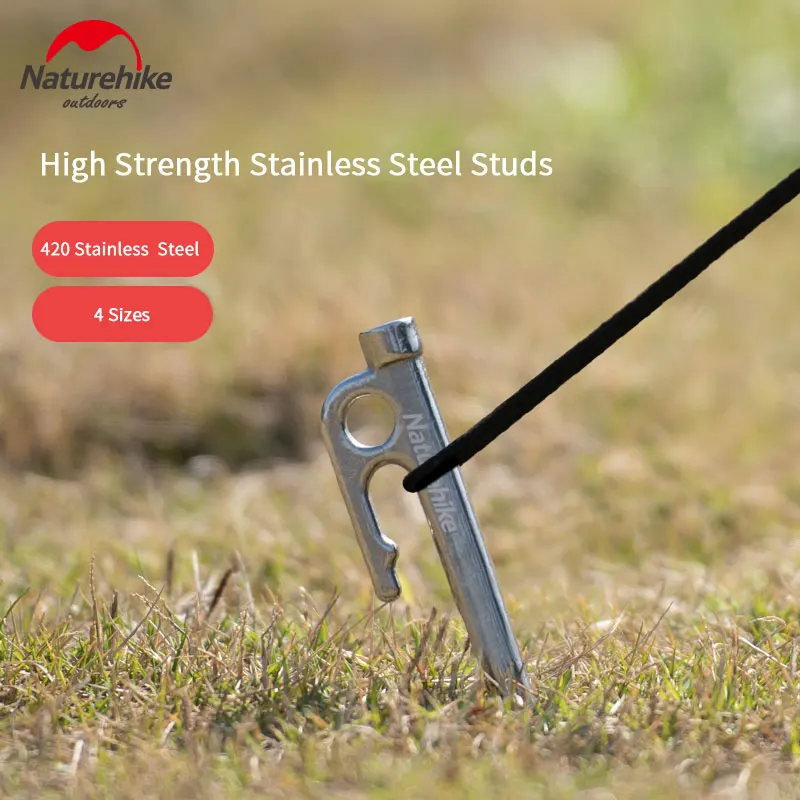Naturehike Outdoor Stainless Steel Tent Ground Nail Large Portable Camping Hiking High Strength Steel Studs
Naturehike Outdoor Stainless Steel Tent Ground Nail Large Portable Camping Hiking High Strength Steel Studs