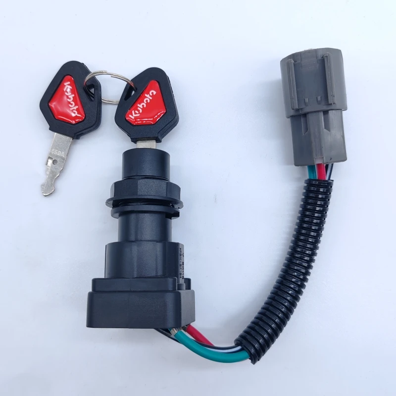 Starter Switch OEM: RC461-53960 for Kubota long Excavator accessories ignition switch
Starter Switch OEM: RC461-53960 for Kubota long Excavator accessories ignition switch