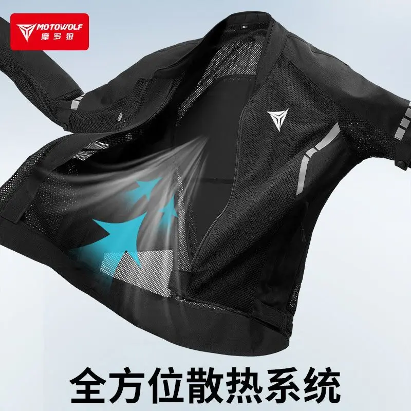 Summer Breathable Motorbike Jacket Anti Drop Motocross Jacket Windproof Motorcycle Riding Jacket Men Wear Resistant Equipment
Summer Breathable Motorbike Jacket Anti Drop Motocross Jacket Windproof Motorcycle Riding Jacket Men Wear Resistant Equipment