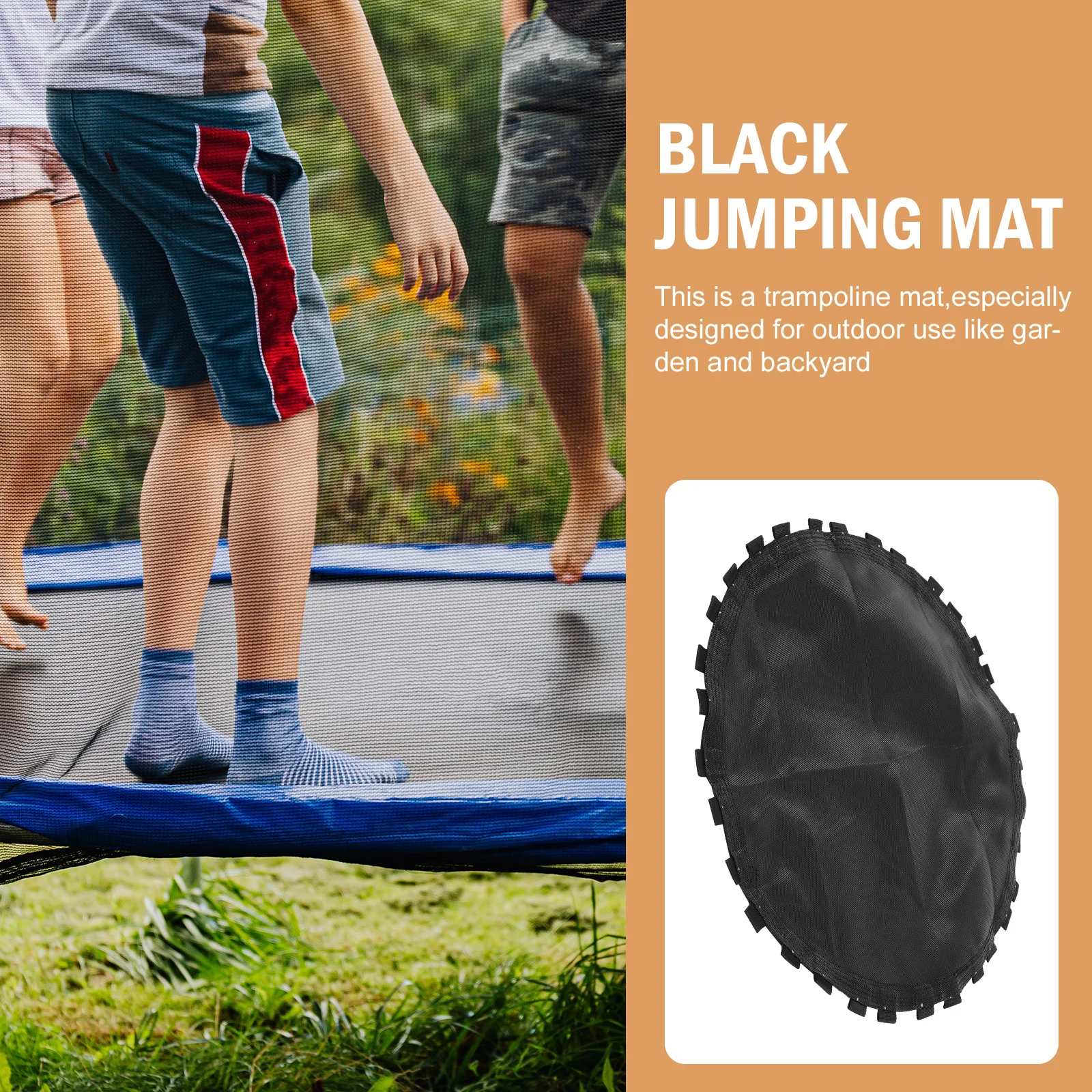 1pc Trampoline Jumping Mat Elastic Bed Replacement Round Kids Netting Mesh Design Precise Sewing Durable Long Use Simple
1pc Trampoline Jumping Mat Elastic Bed Replacement Round Kids Netting Mesh Design Precise Sewing Durable Long Use Simple