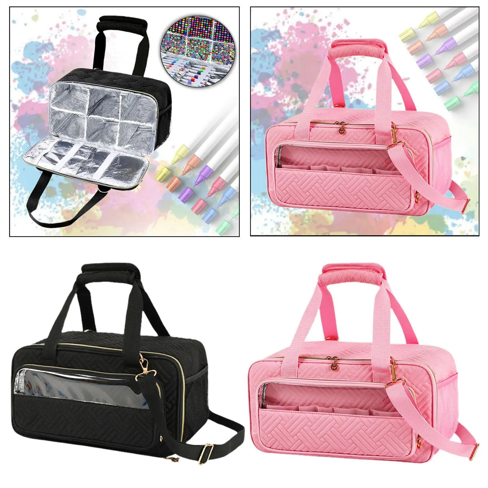 Сумка-органайзер для акриловых красок, легкая чистящая сумка с ручкой и ремешком, органайзер для красок и маркеров для маркеров для художников
Сумка-органайзер для акриловых красок, легкая чистящая сумка с ручкой и ремешком, органайзер для красок и маркеров для маркеров для художников